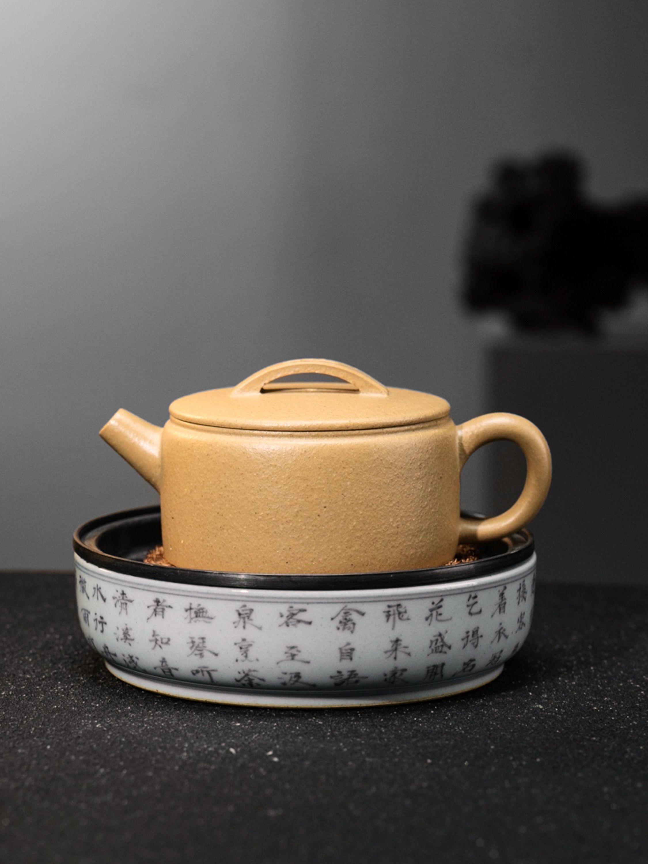精品全手工宜兴紫砂壶推荐黄龙山原矿本山绿汉瓦茶壶高端送礼茶具