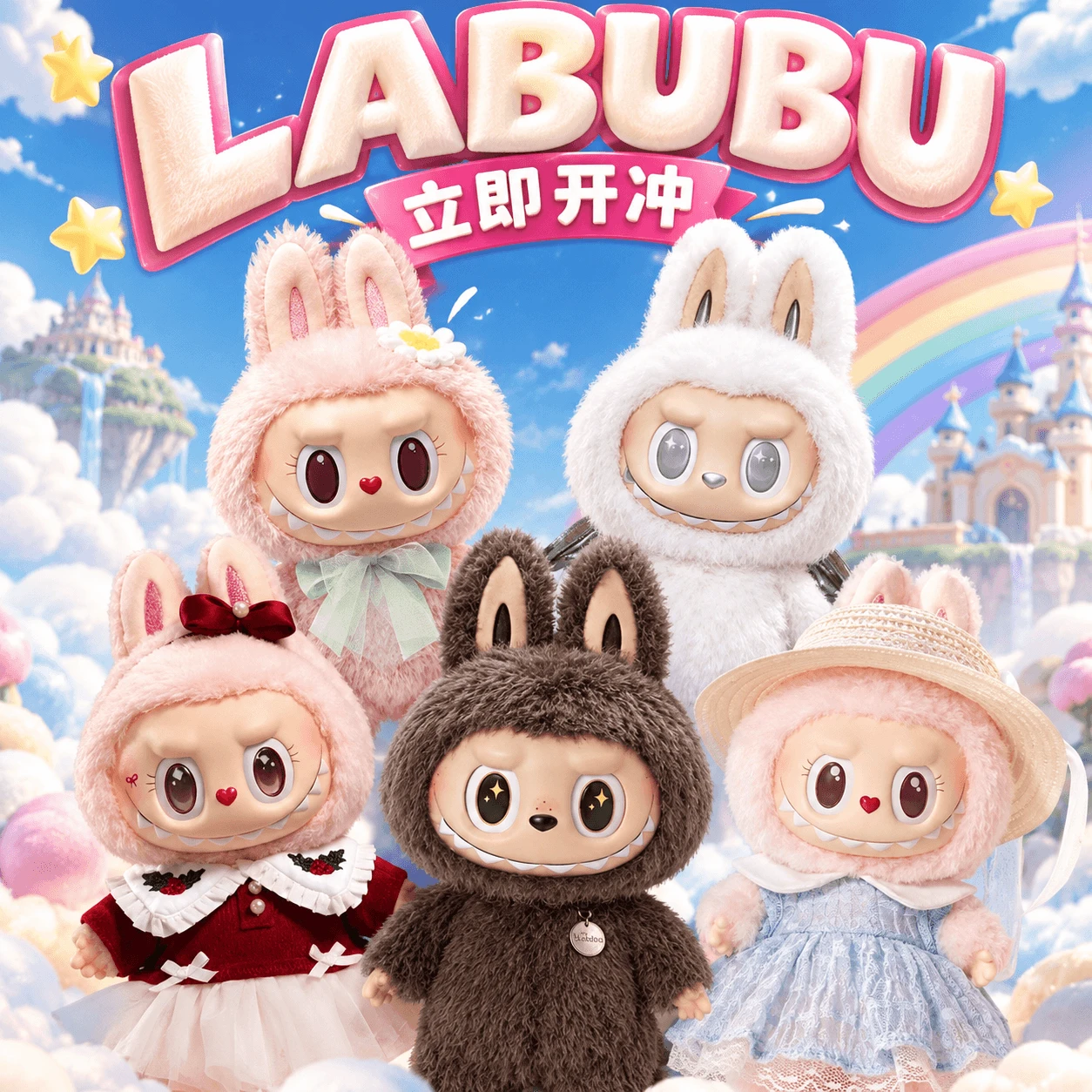 萌物来袭！人气LABUBU搪胶毛绒合集！