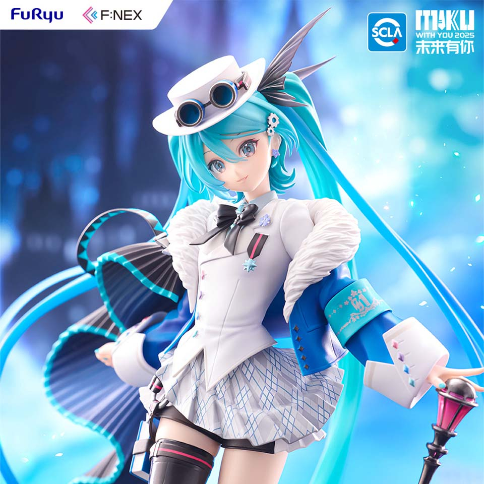 【次元矩阵】F:NEX VOCALOID 初音未来 未来有你「MIKU WITH YOU 2025」Ver. 1/7手办是超神！