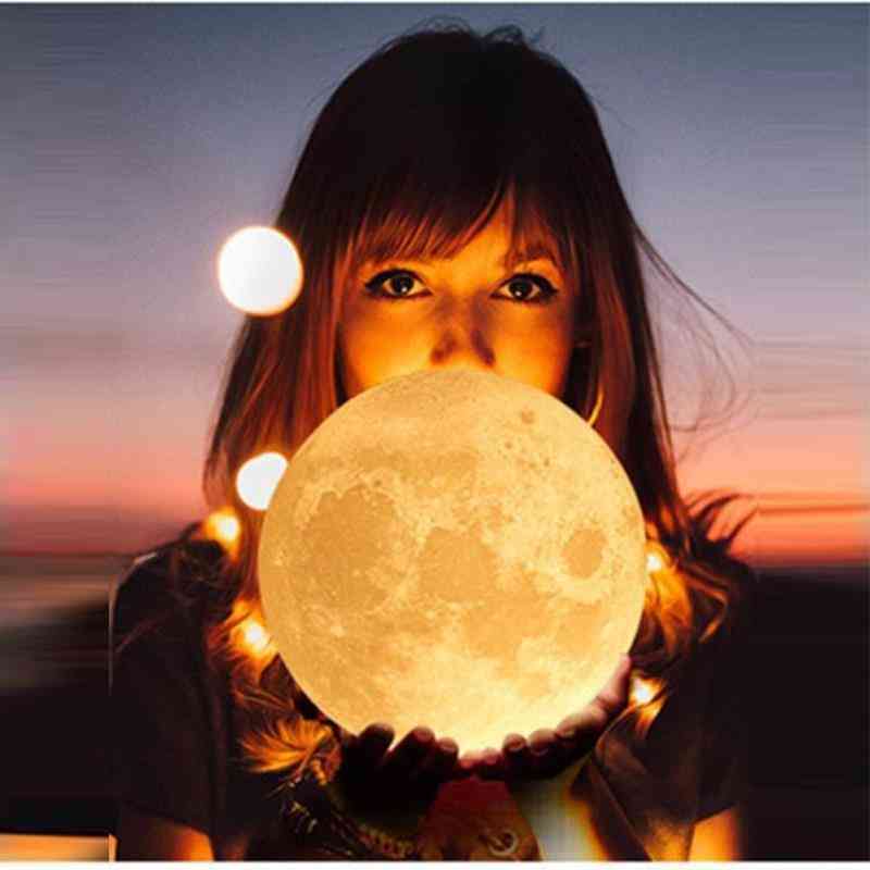 创意旅拍夜景道具发光月球灯影楼婚纱儿童拍照舞台走秀星空氛围灯