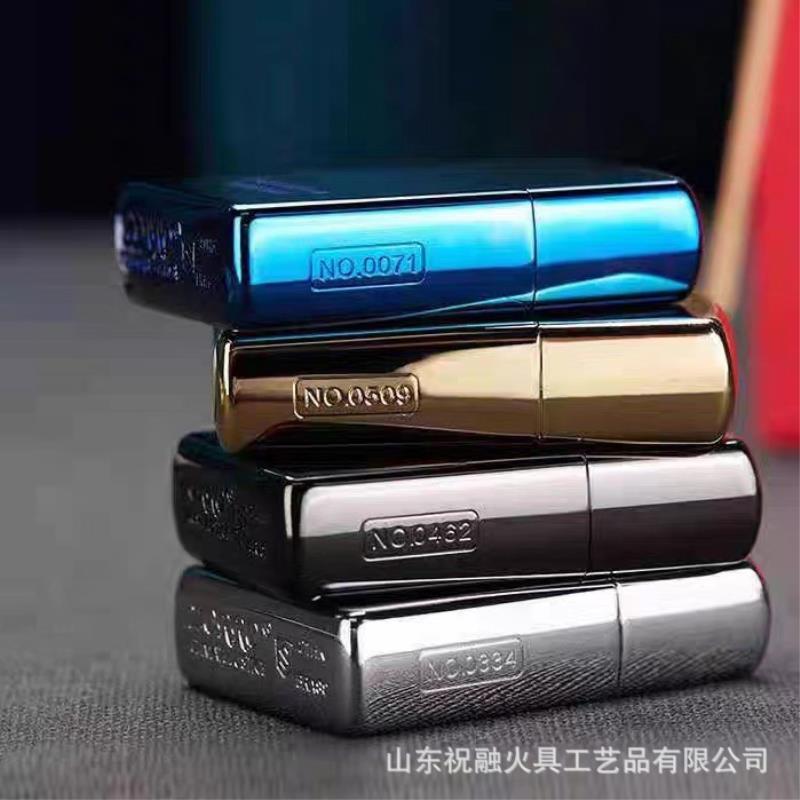 佐罗煤油902S加厚盔甲光板机创意复古老式砂轮打火机