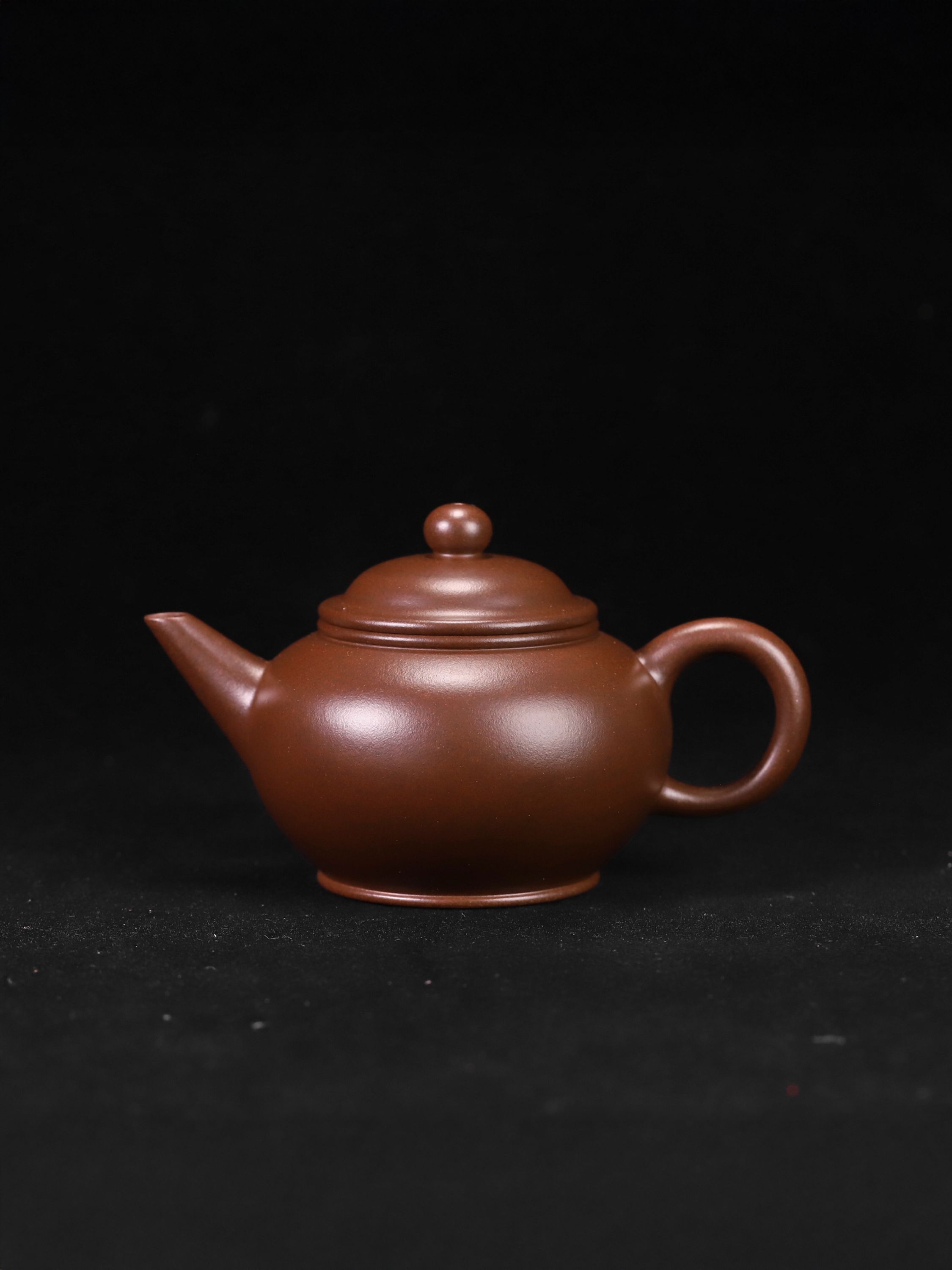 精品纯手工宜兴紫砂壶原矿陈腐老紫泥明式水平茶壶高档内推孔茶具