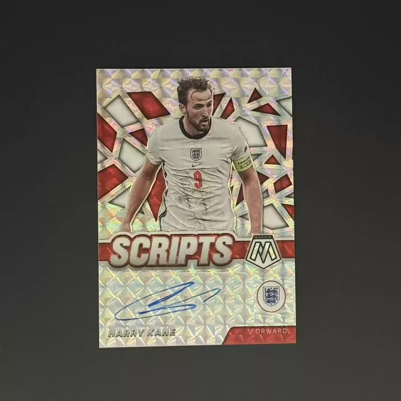 21-22 Panini 足球 世界杯马赛克 哈里凯恩 英格兰 马赛克折 签字