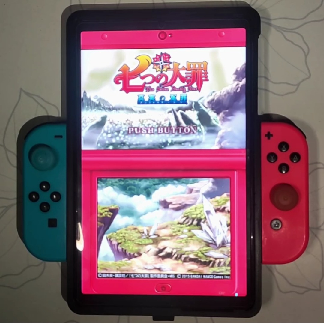 【七色竖版3dsll主题】联想拯救者Y700系列&安卓Citra_mmj专用主题遮罩/皮肤