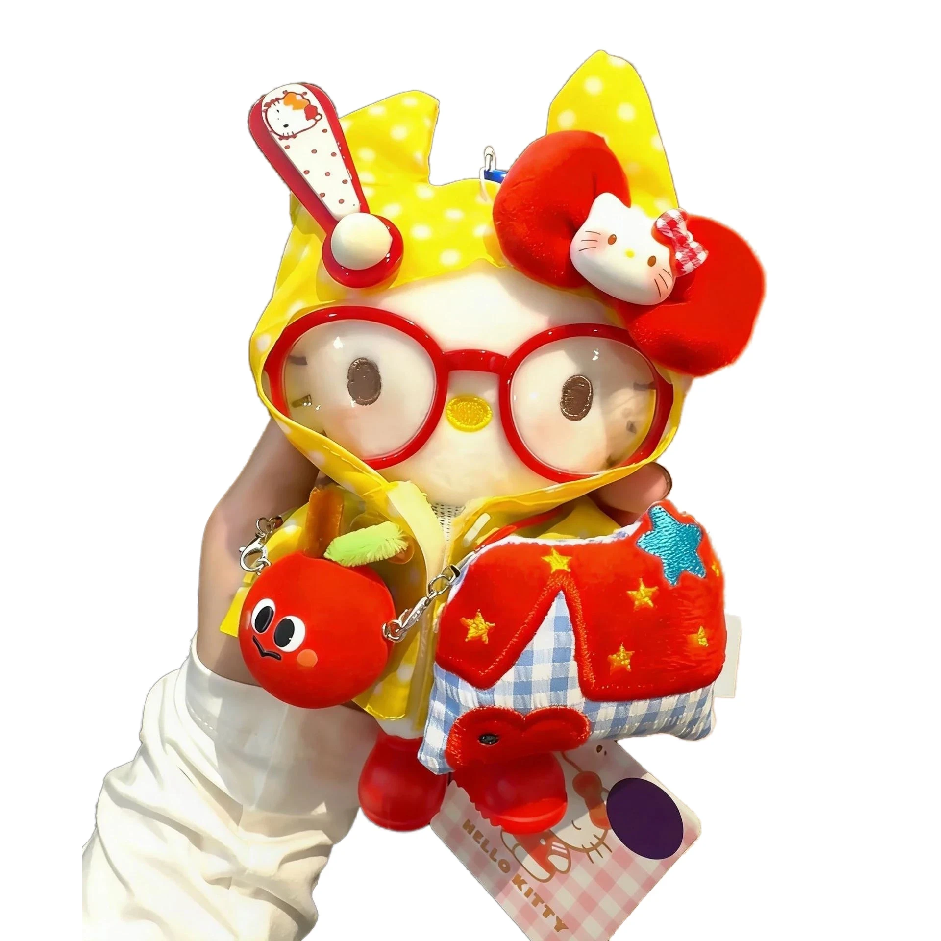 三丽鸥 HelloKitty新年限定醒狮包包挂件毛绒玩偶挂饰春节礼物女生