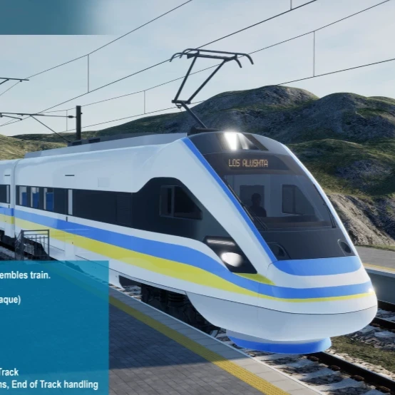 UE5 带IC列车的铁路系统/Railway System with IC Train