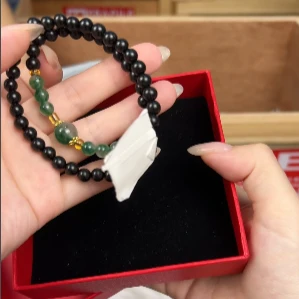 黑檀双圈手串