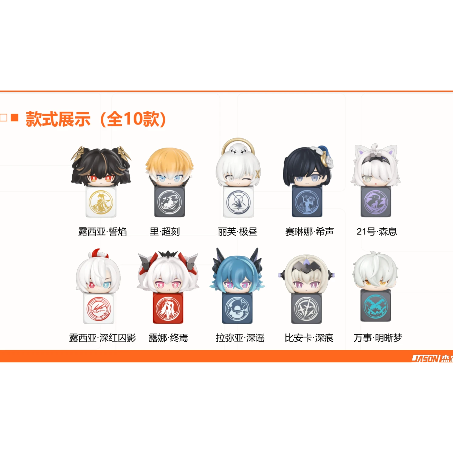 集卡社 战双帕弥什 周边萌粒摆件 盲盒