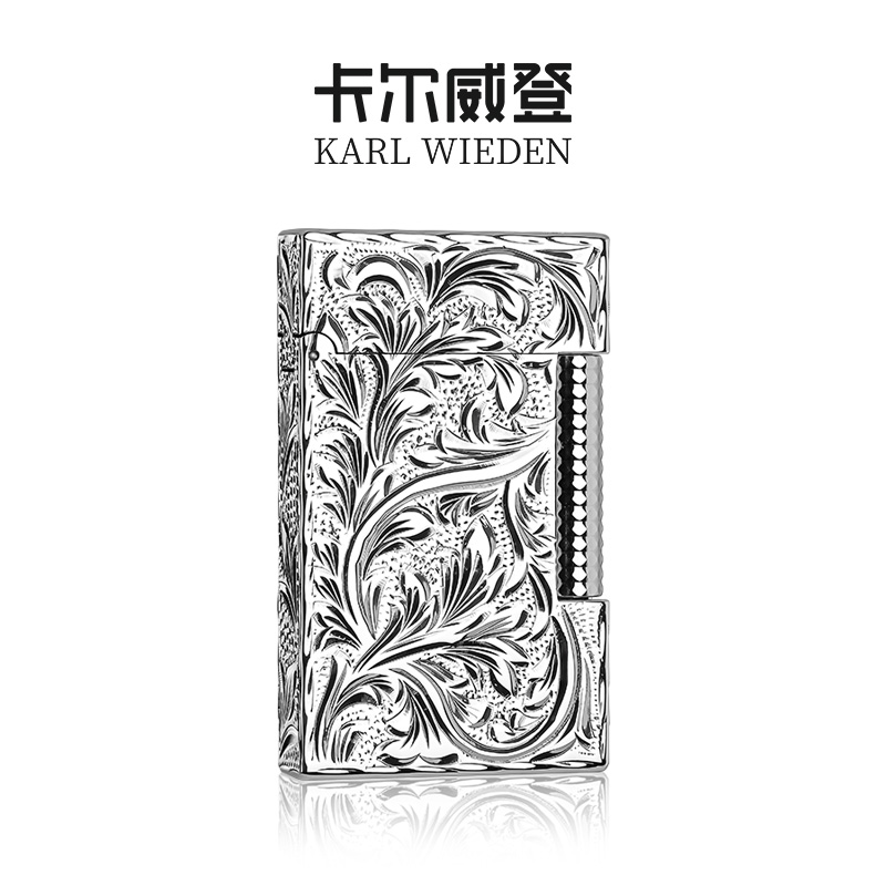 草唐花铬KW朗声高档侧滑打火机经典刚声创意送礼男士典藏