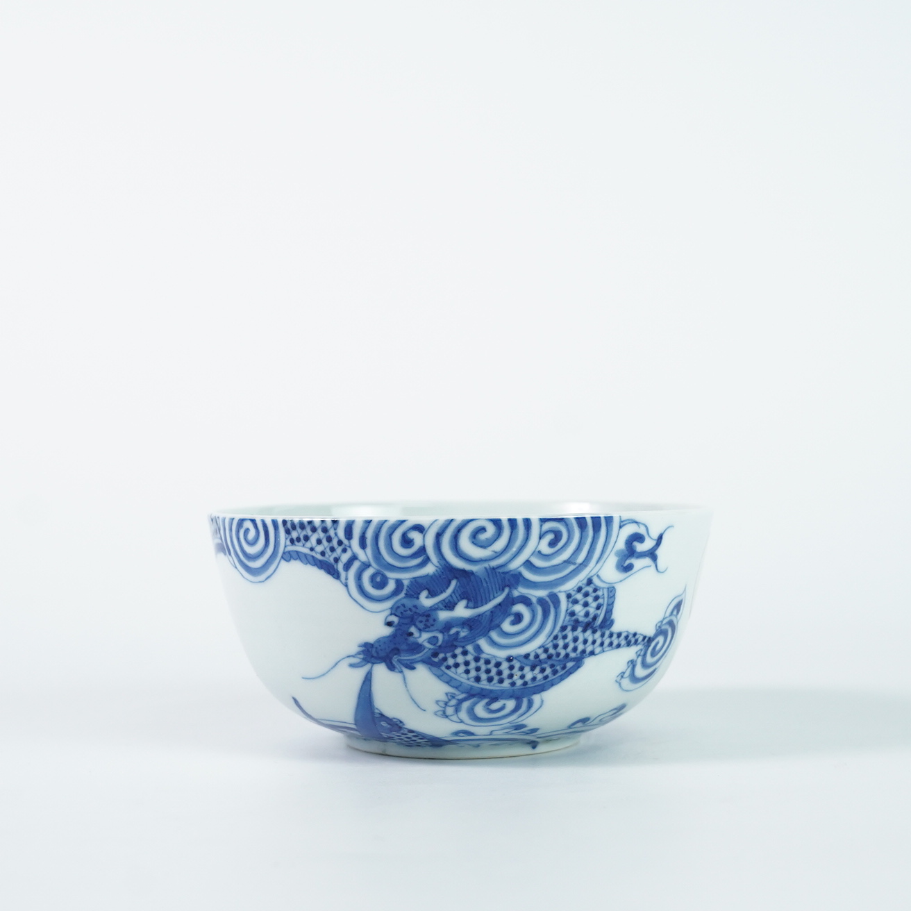 清道光过墙龙纹青花敦式碗（内府款）ABCJG61021001