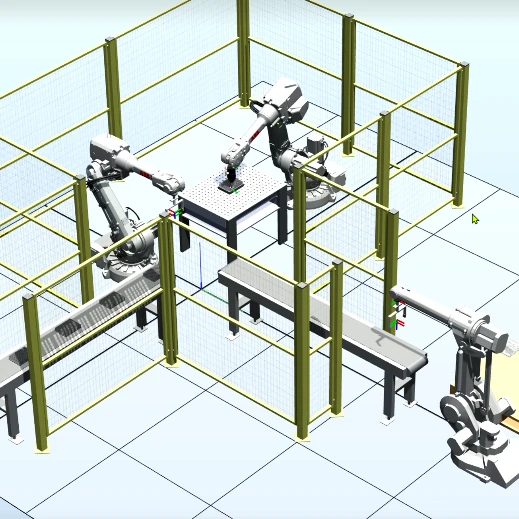 RobotStudio6.08打磨抛光工作站（纯工作站）