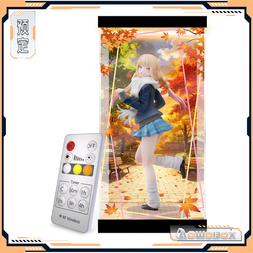 AOWOBOX 手办展示盒 适用于ANIPLEX 更衣人偶坠入爱河 喜多川海梦 冬季制服Ver.手办 展示盒
