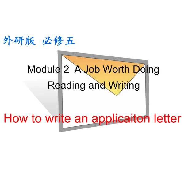 《How to write an application letter》高中英语教师基本功大赛课件