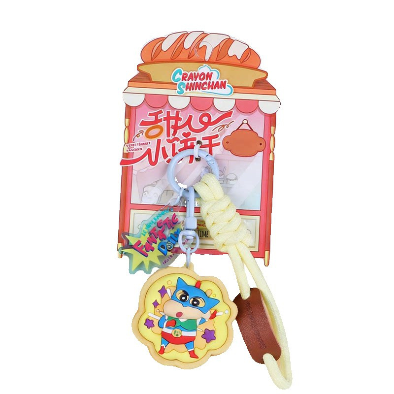 蜡笔小新 甜心饼干卡通可爱动感超人挂件系列 左卫门书包挂件钥匙扣