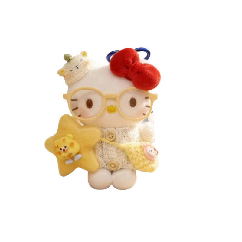 三丽鸥 凯蒂猫hellokitty挂件系列 玩偶哈喽kitty猫背包挂饰可爱娃娃礼物