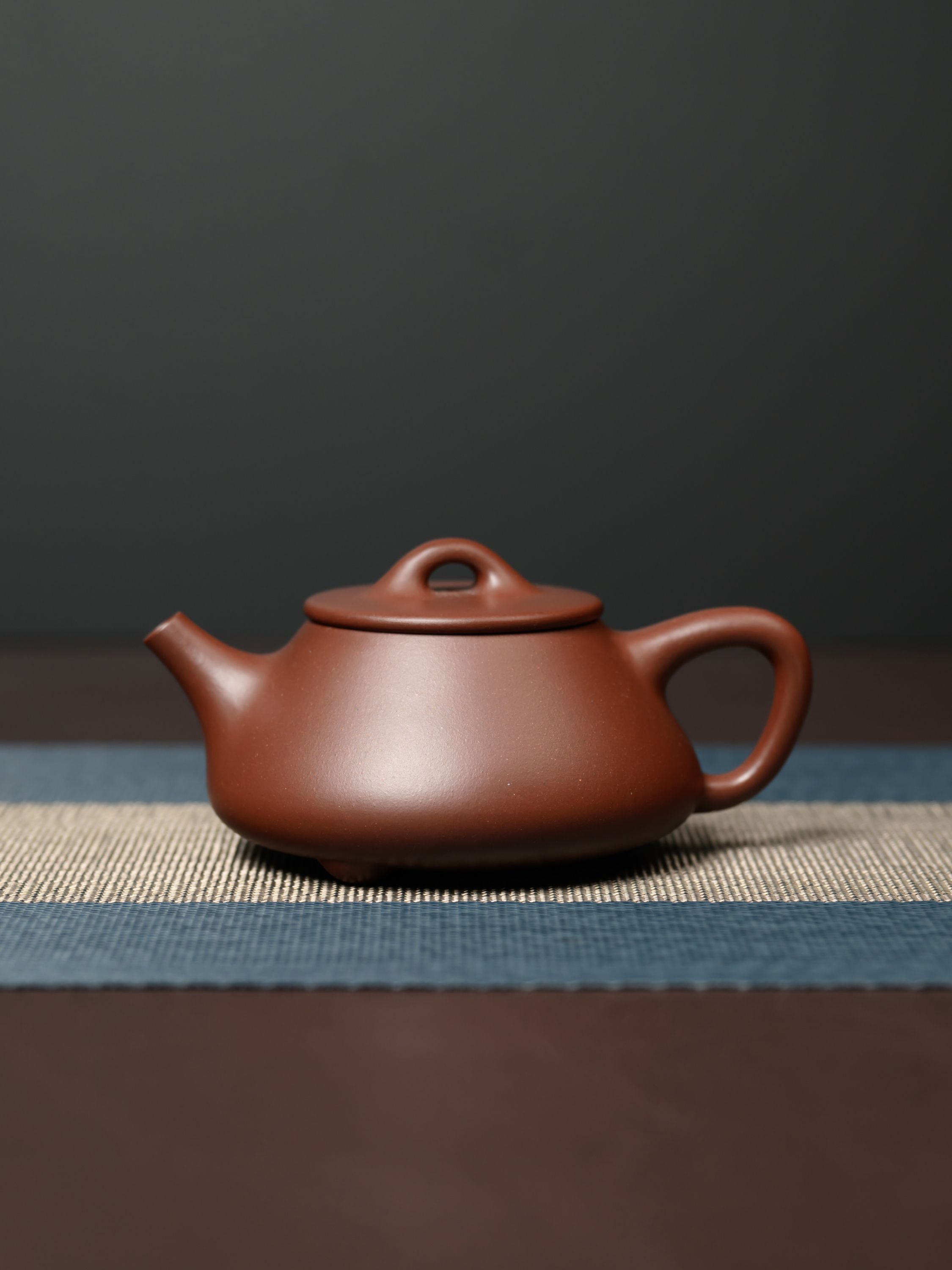 精品全手工宜兴紫砂壶推荐四号井底槽清平盖石瓢茶壶高端送礼茶具