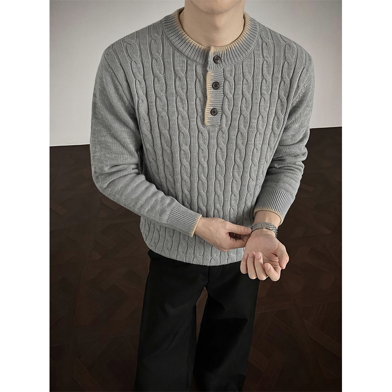 【B友专属】秋冬新款男士毛衣针织衫青少年毛衣男装 M849