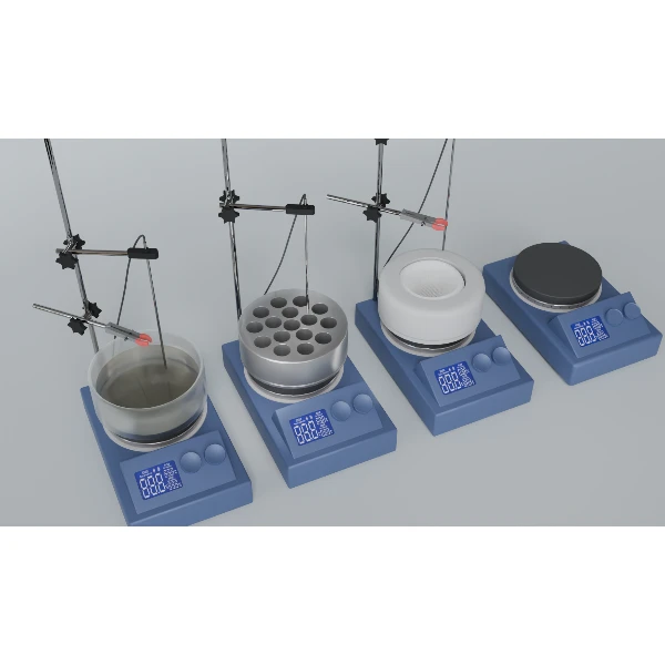 【blender科研绘图】电热套-油浴-金属浴模组+加热磁力搅拌器