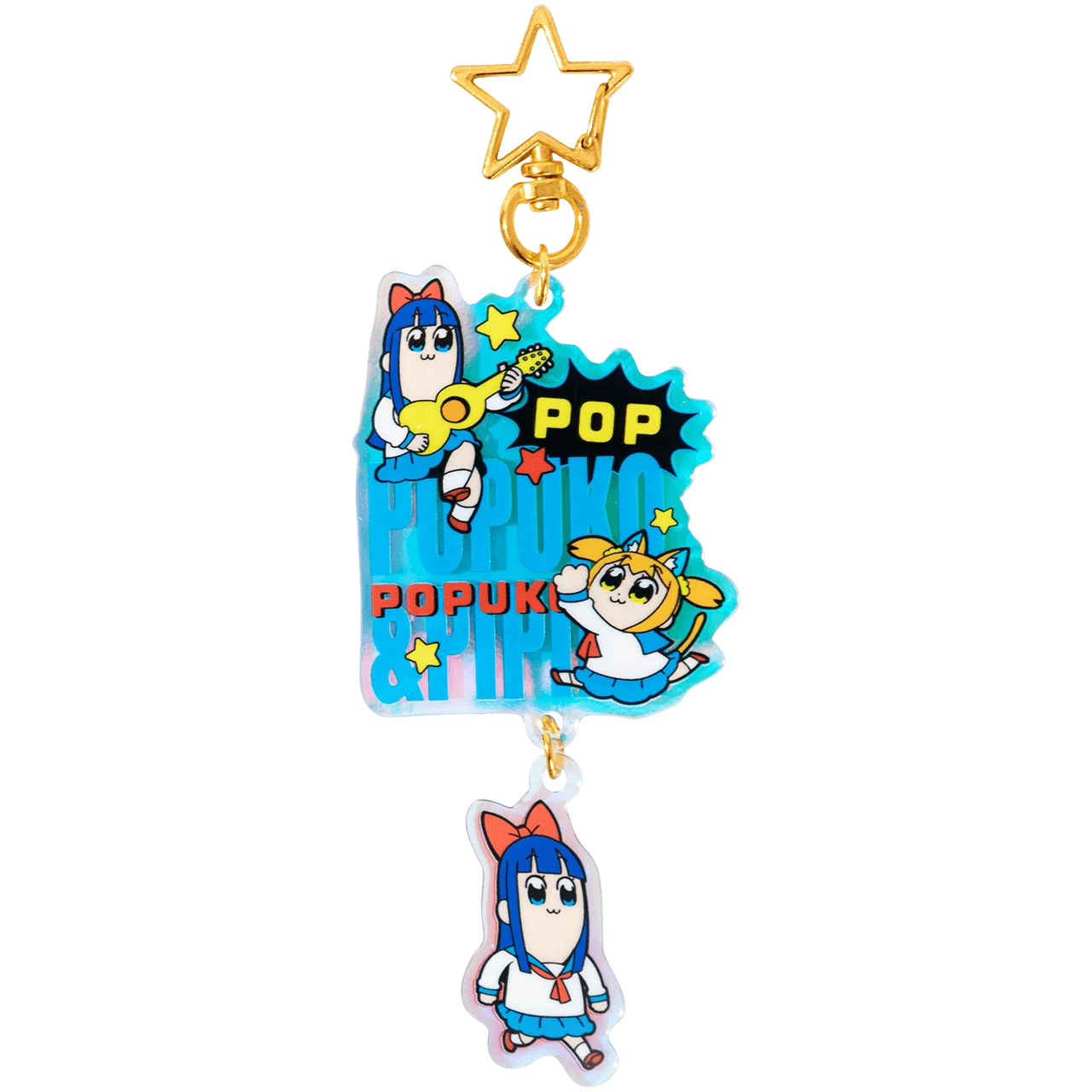 POP子和PIPI美的日常亚克力挂件-音乐猫猫款