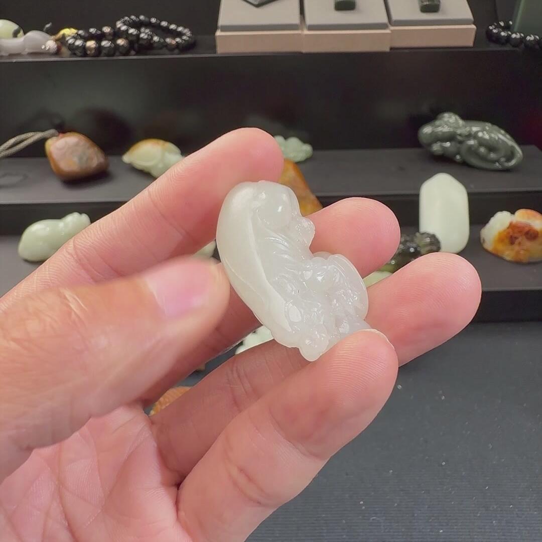 F011和田玉 籽料貔貅