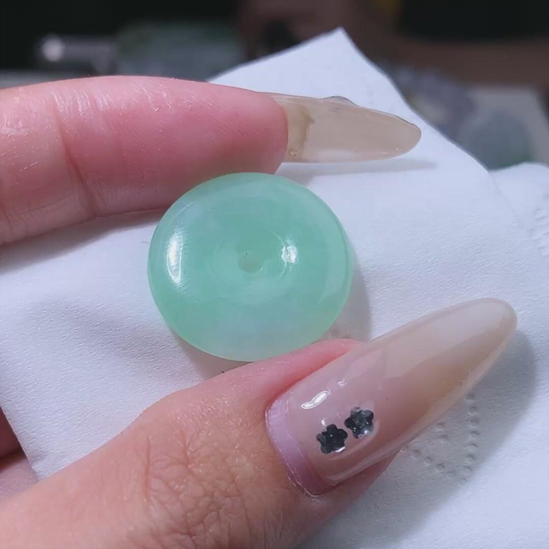 48--翡翠 毛货 平安扣