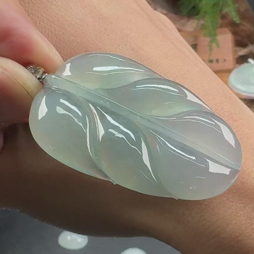 463----欧弟翡翠叶子