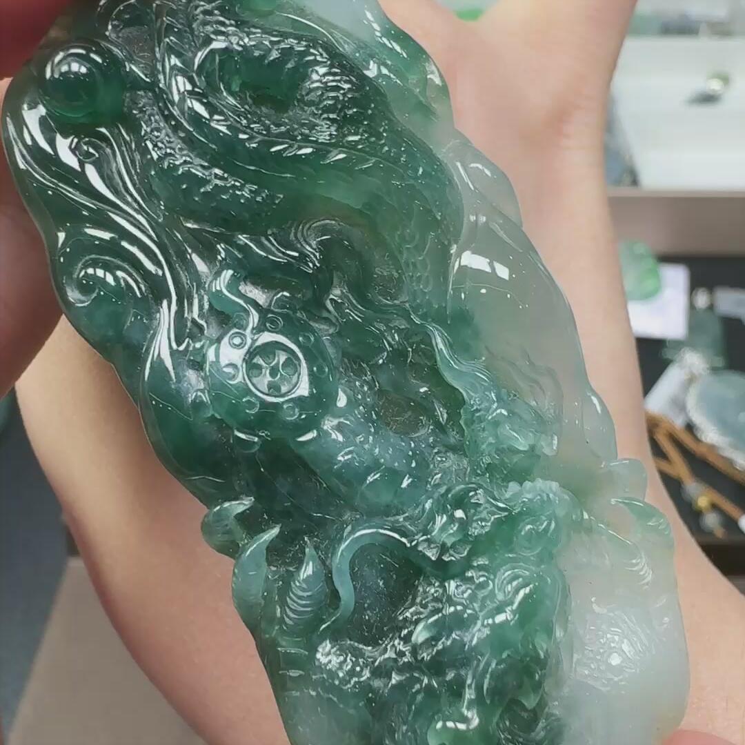 234---杰伦翡翠龙牌