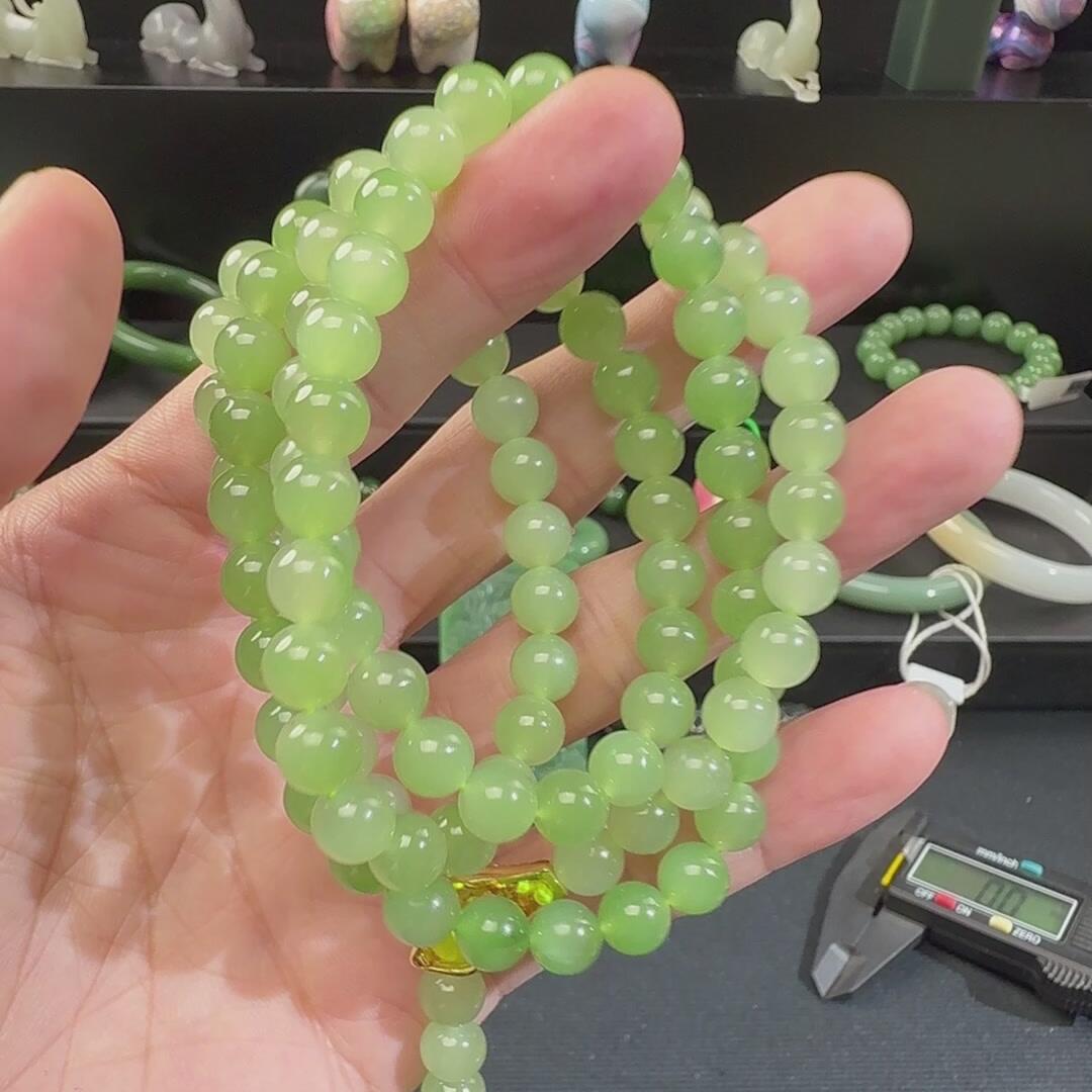 F389和田玉 项链 卡8