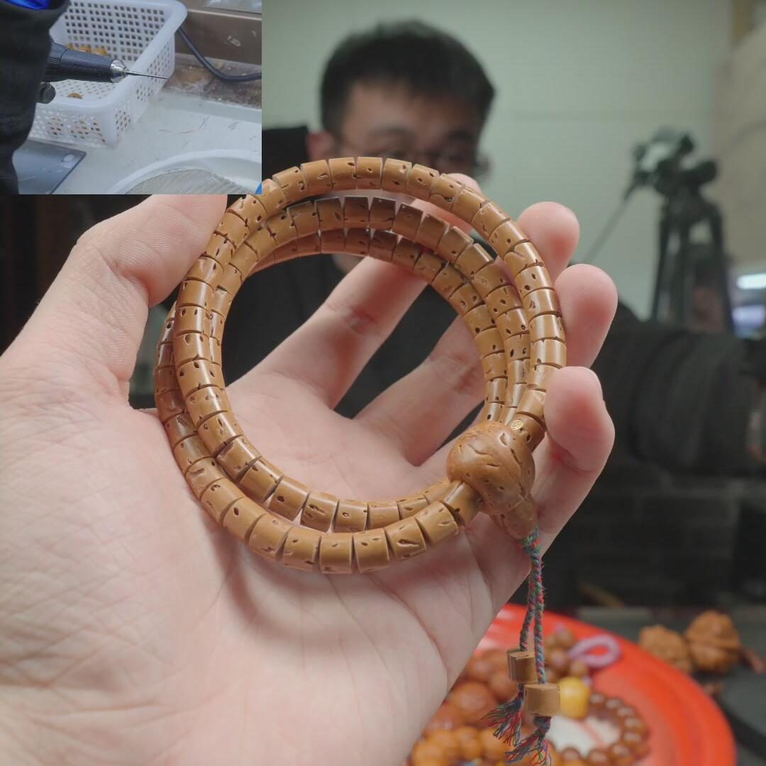 7x6mm盘锦杏子黄直切核壁脖挂