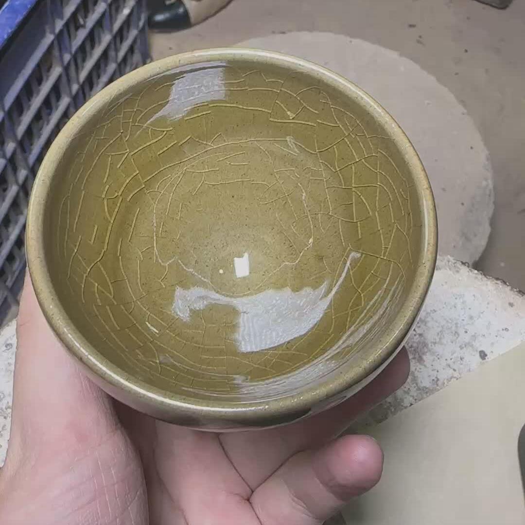 建窑建盏精品龙窑柴烧茶盏