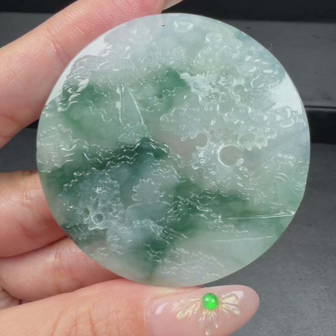 180---雄哥翡翠山水