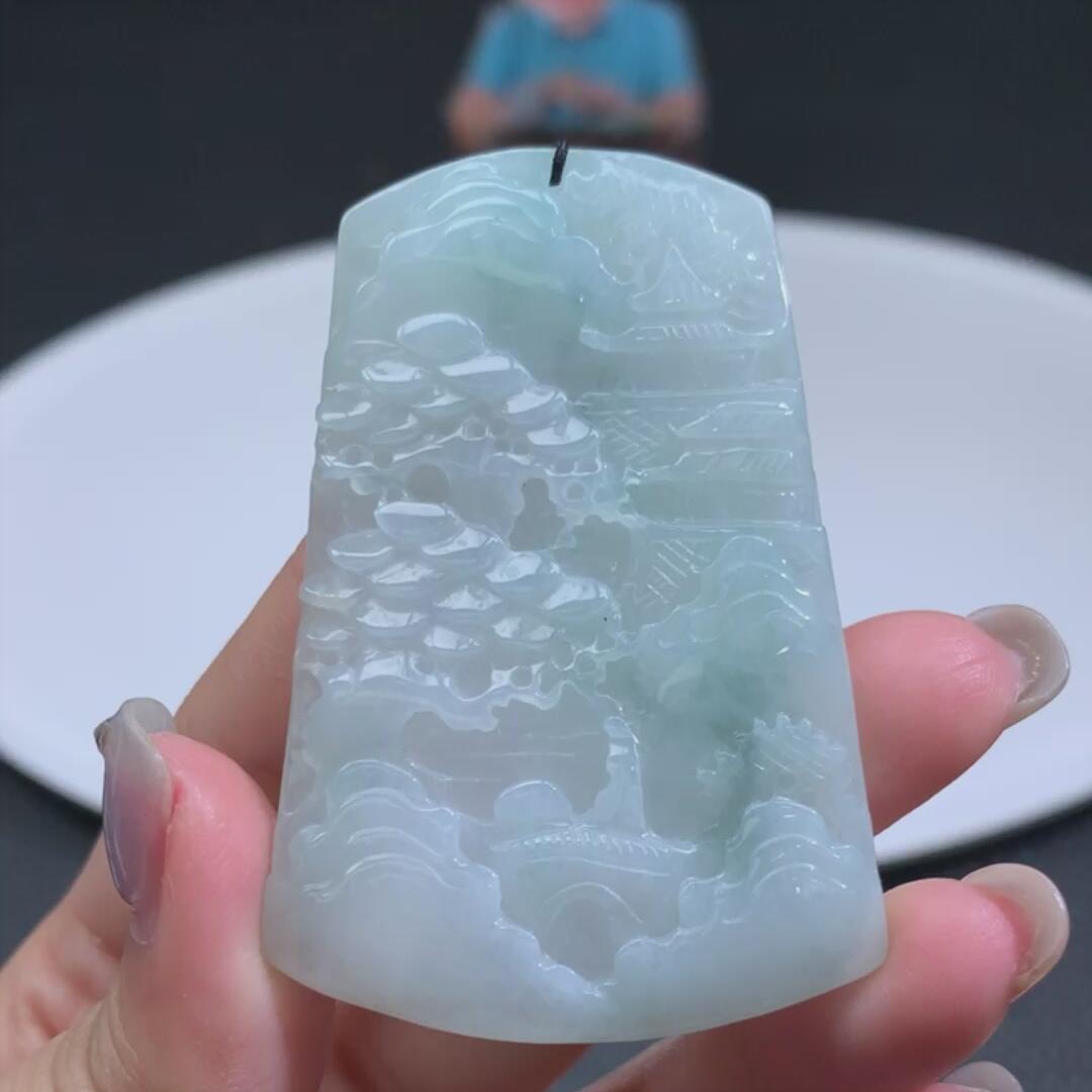 哈轩 翡翠 未镶嵌 挂件1