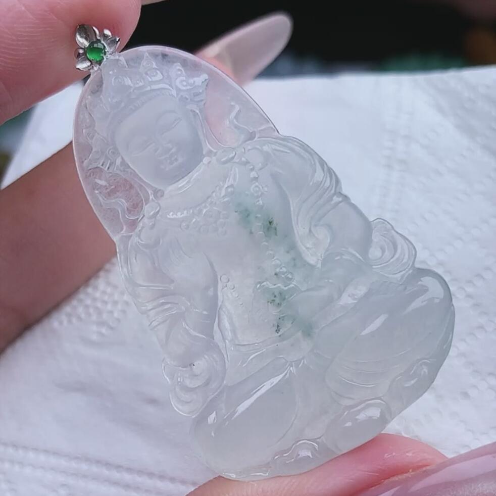135--翡翠 18K金 度母