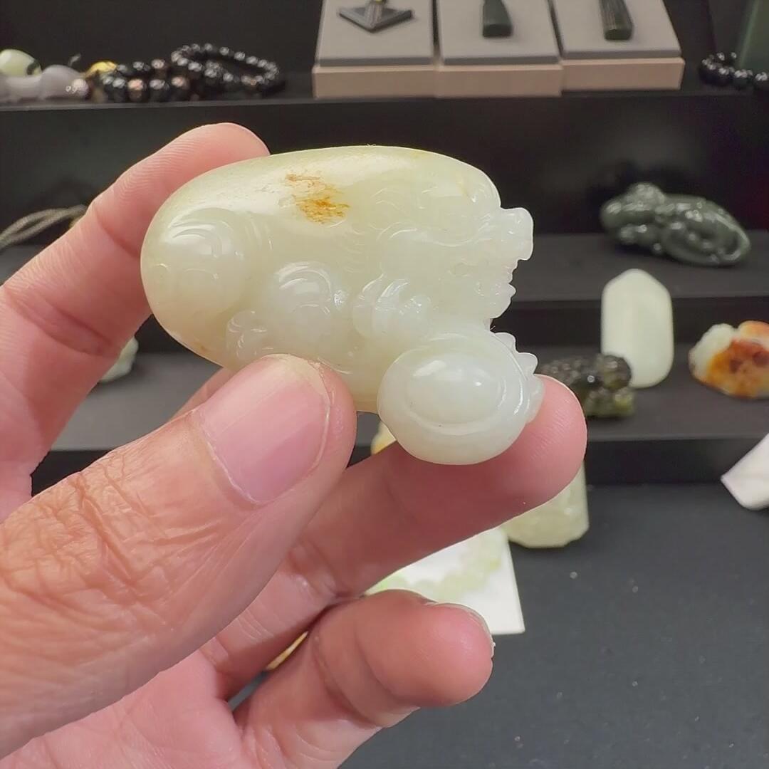 F011和田玉 籽料貔貅