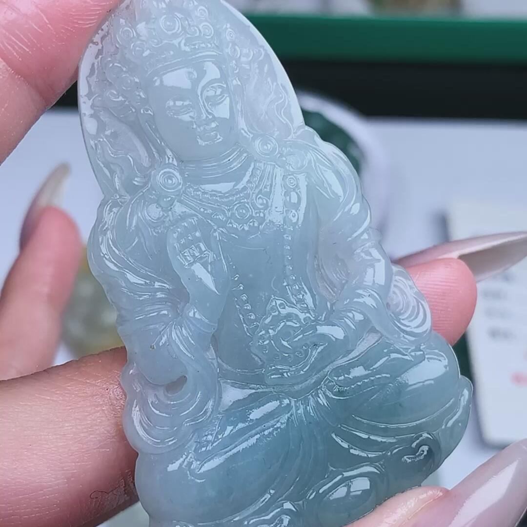 43--翡翠 毛货 度母