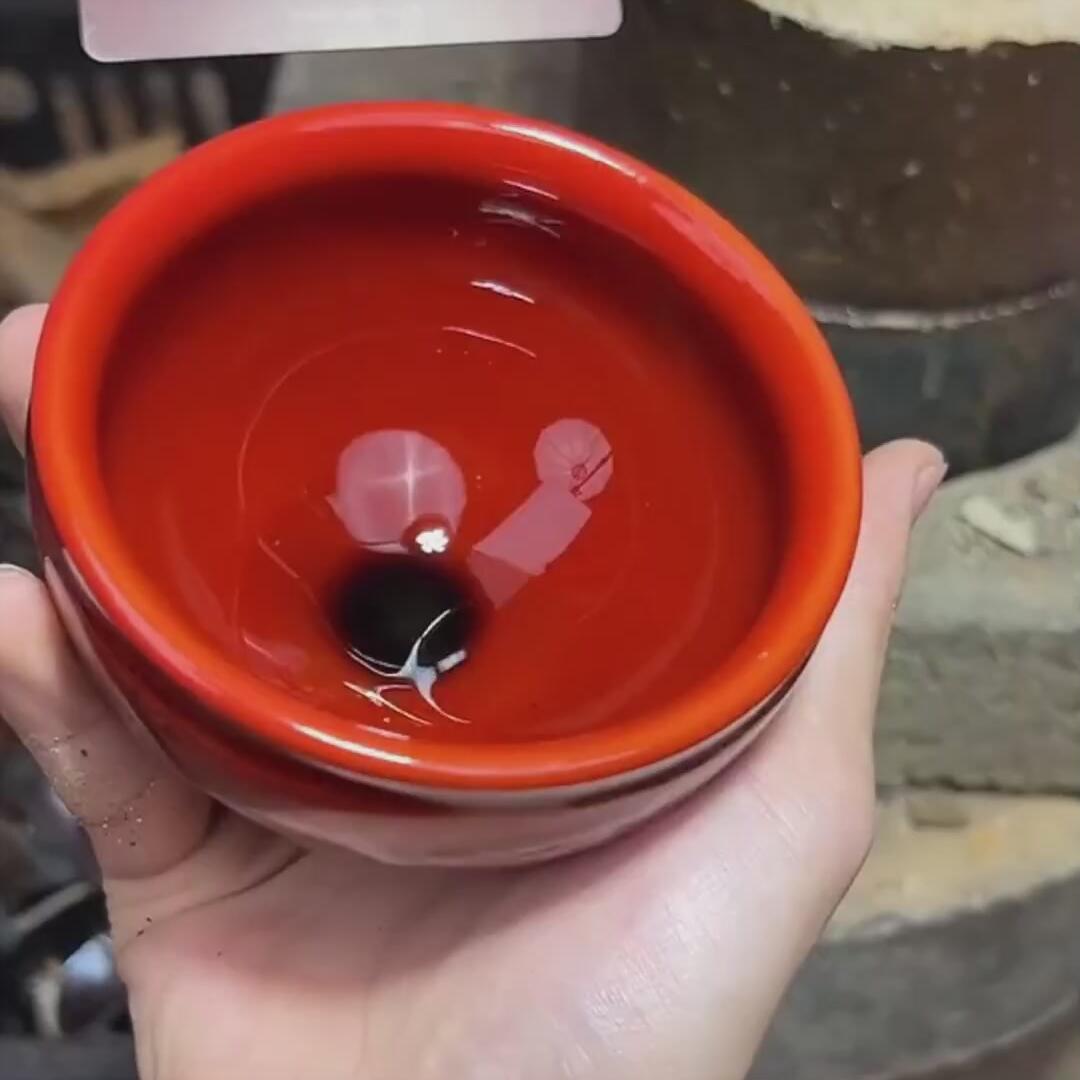 红龙凤盏