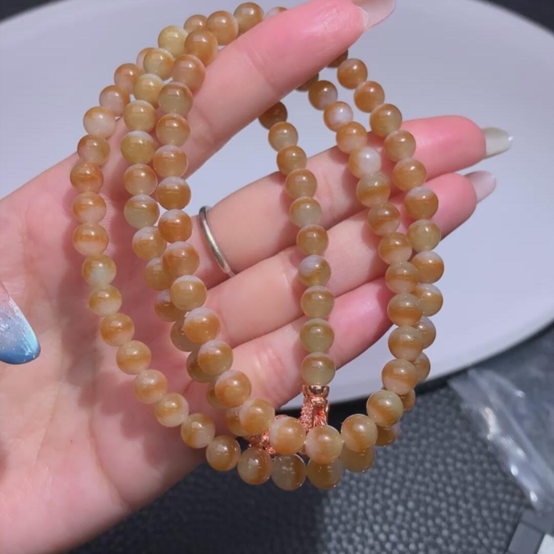161哈轩 翡翠 未镶嵌 珠串