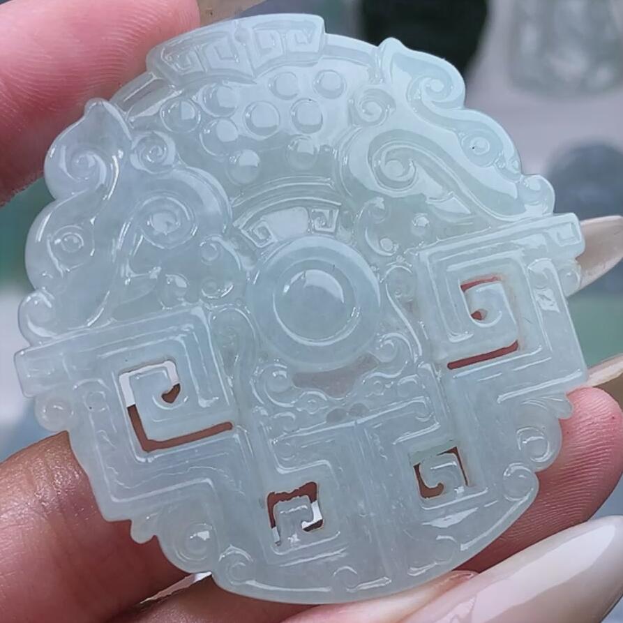 137--翡翠 仿古牌
