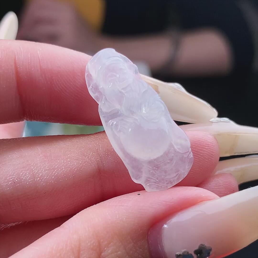 47--翡翠 财神 毛货