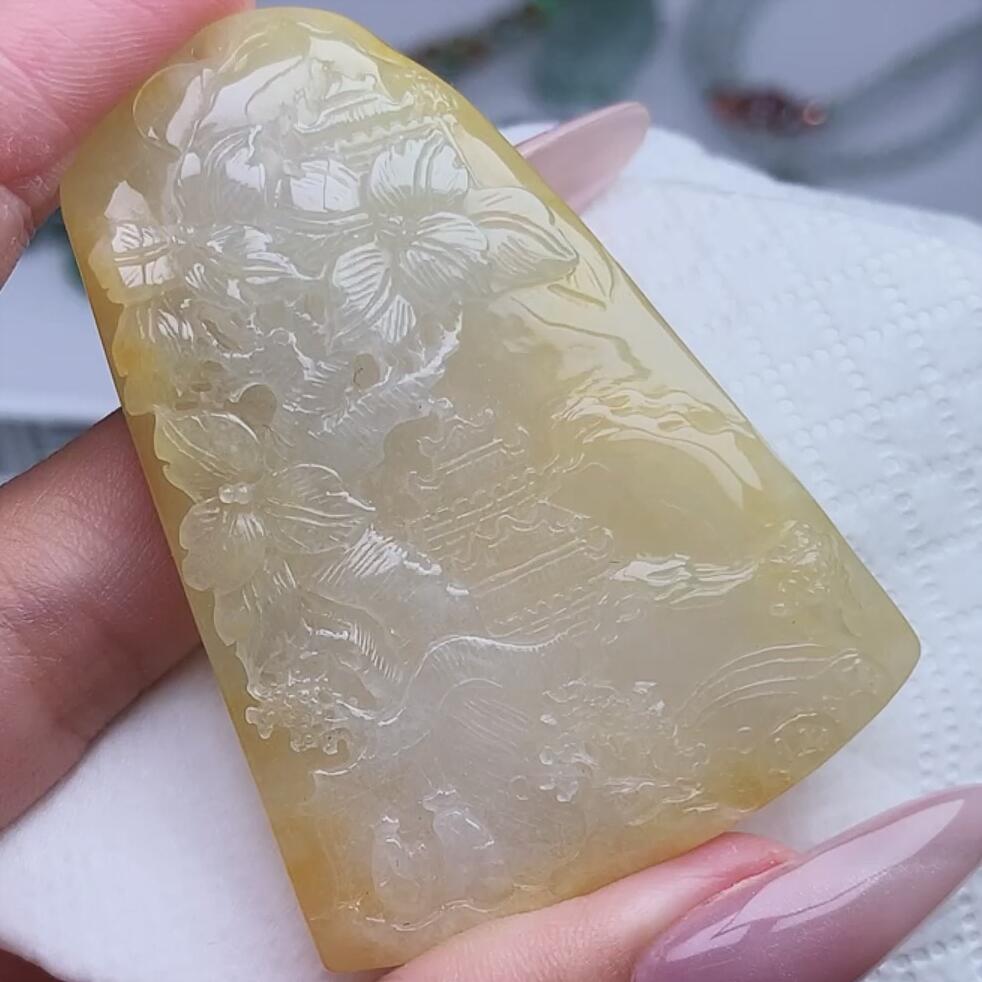 27--翡翠 山水