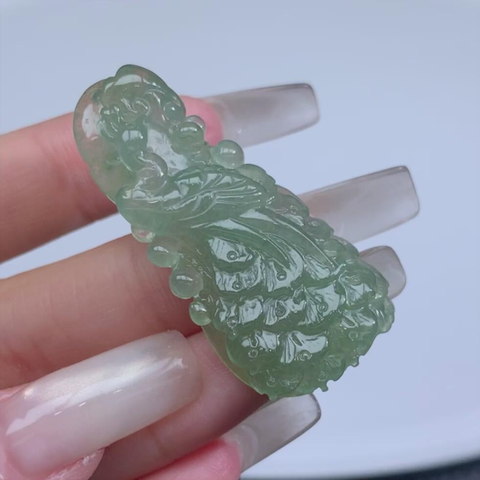 哈轩 翡翠 未镶嵌 挂件1
