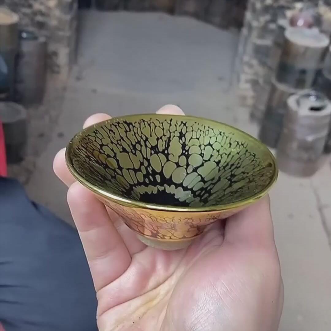 建盏金油滴盏=D0067