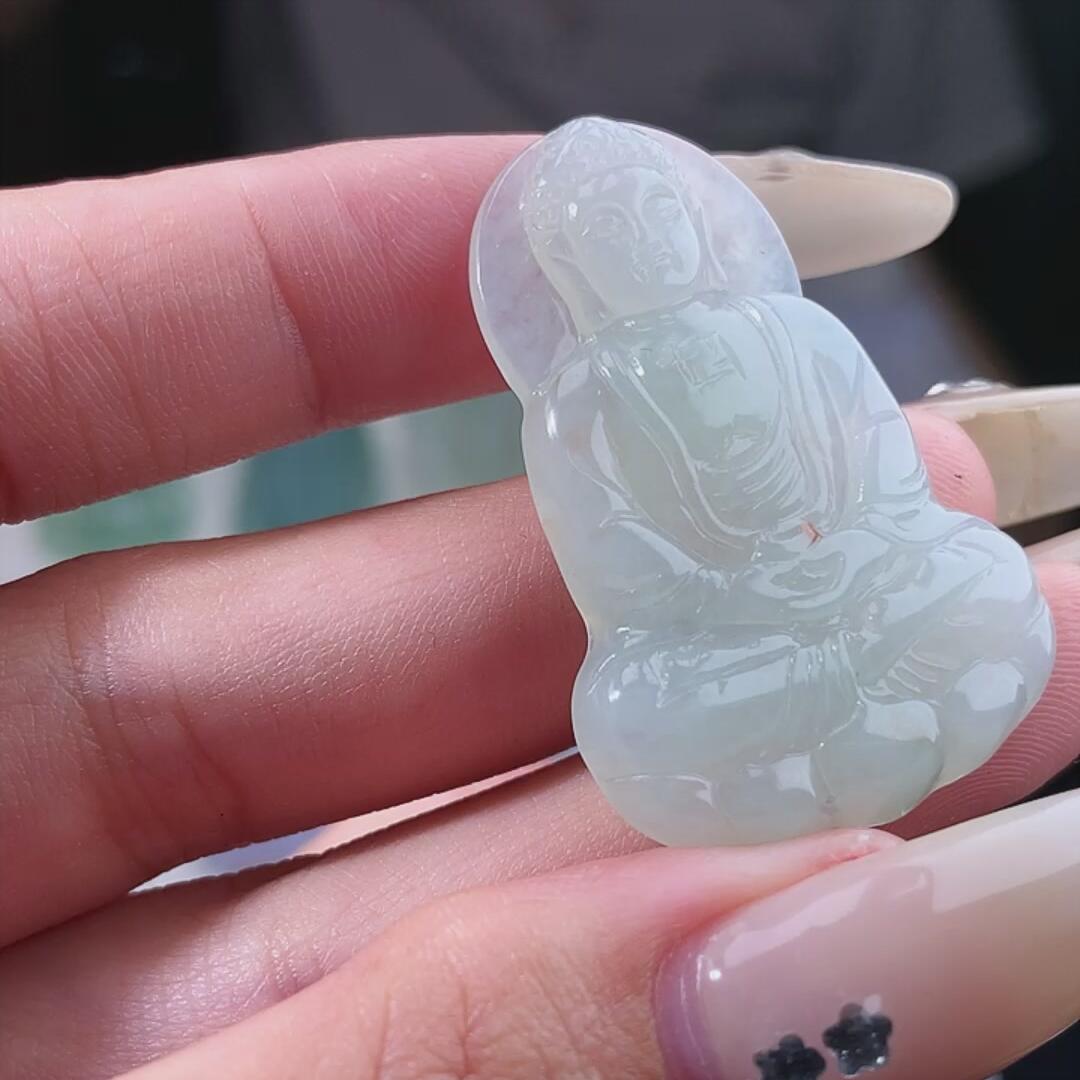 79--翡翠 大日如来 生肖羊猴守护神