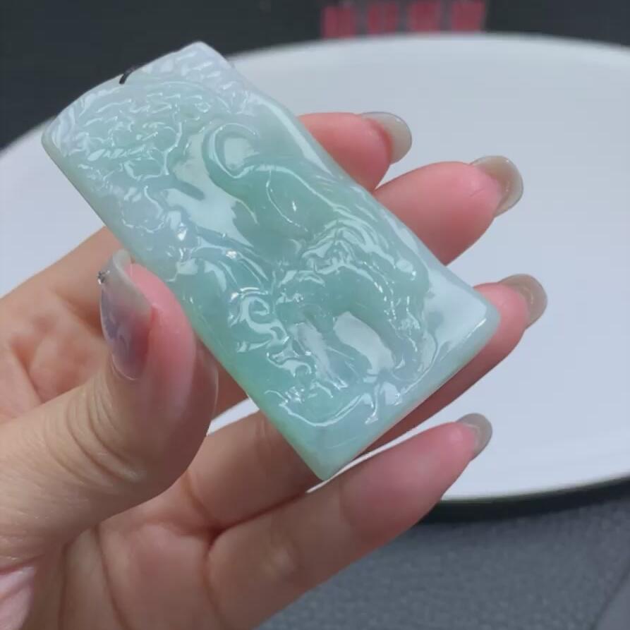 哈轩 翡翠 未镶嵌 挂件1