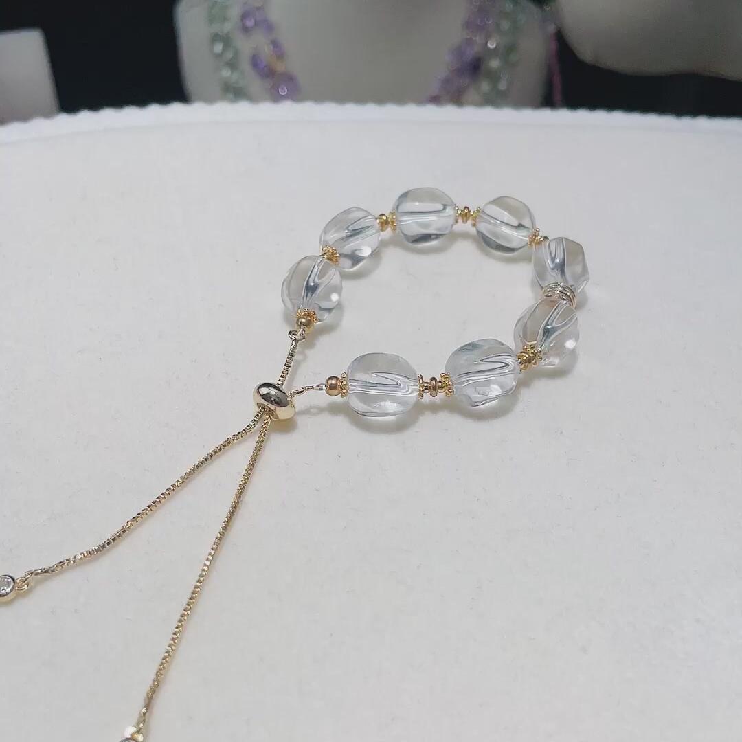 白水晶手链