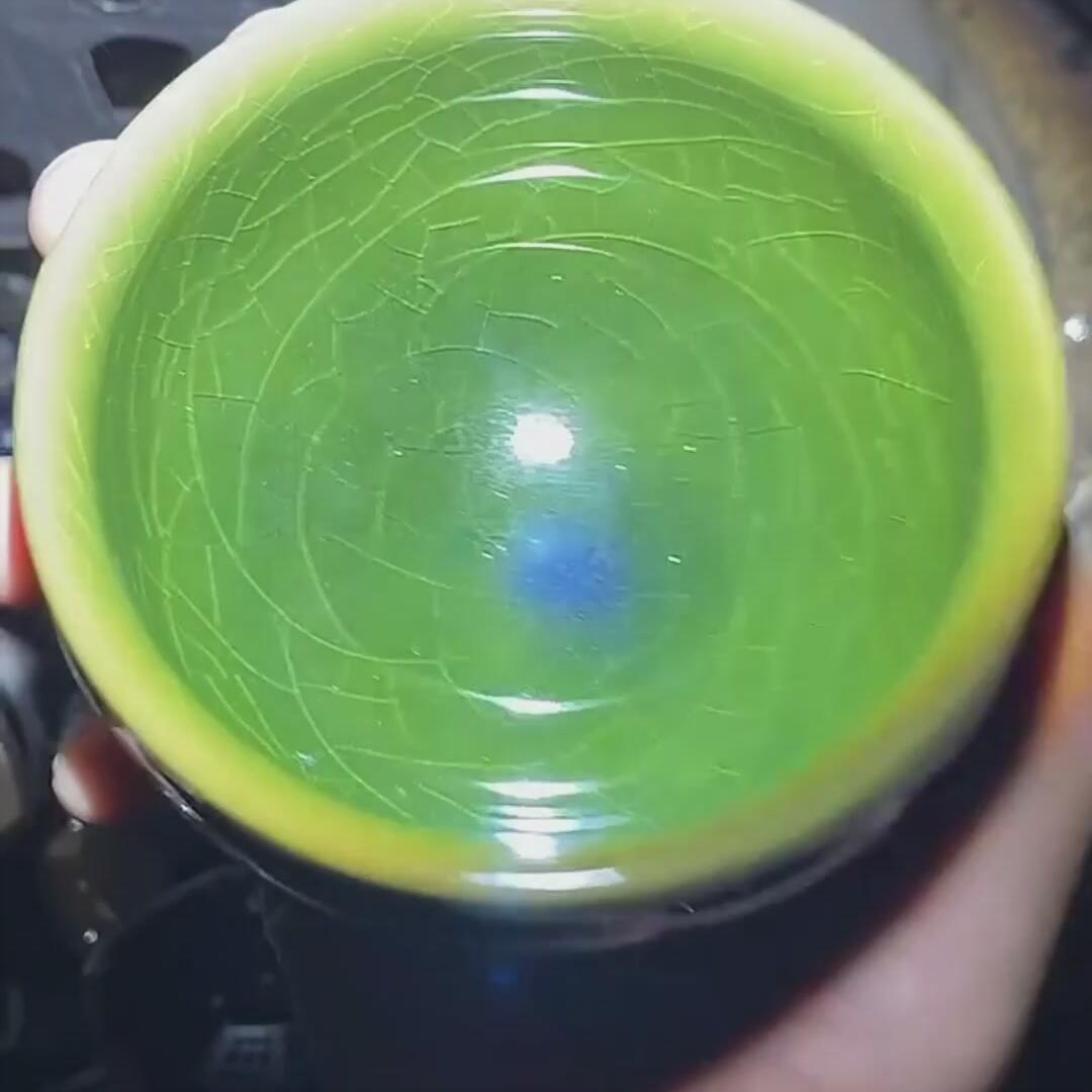 建盏绿龙凤盏=D0050