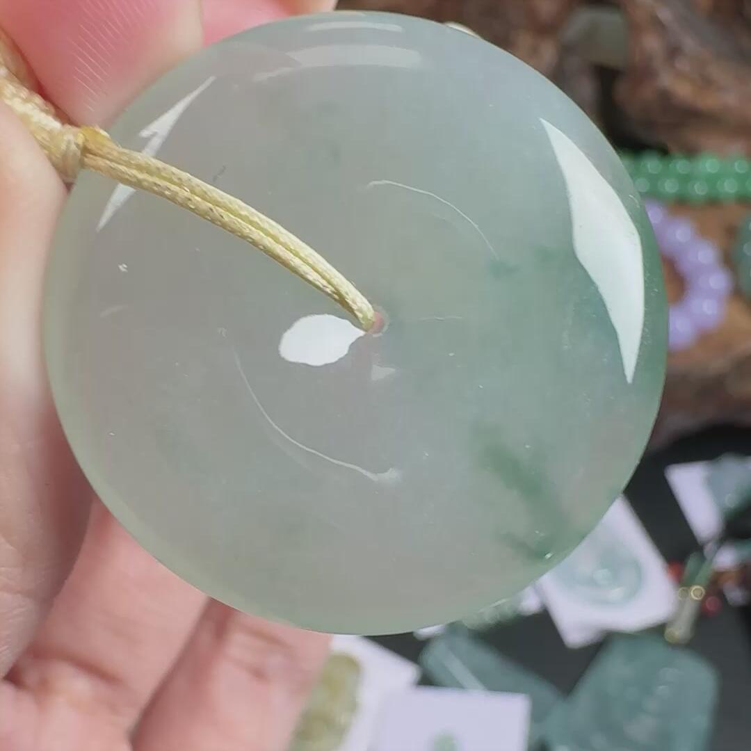 454--杰伦翡翠饰品平安扣