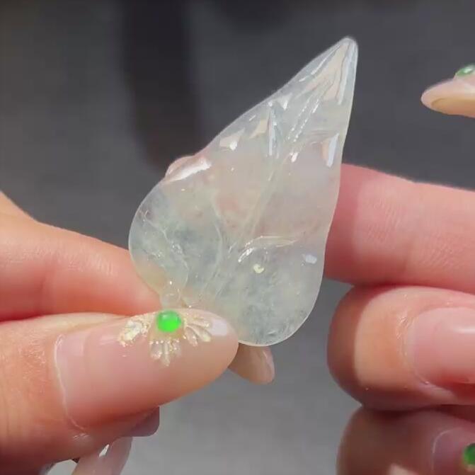 44----欧弟翡翠叶子