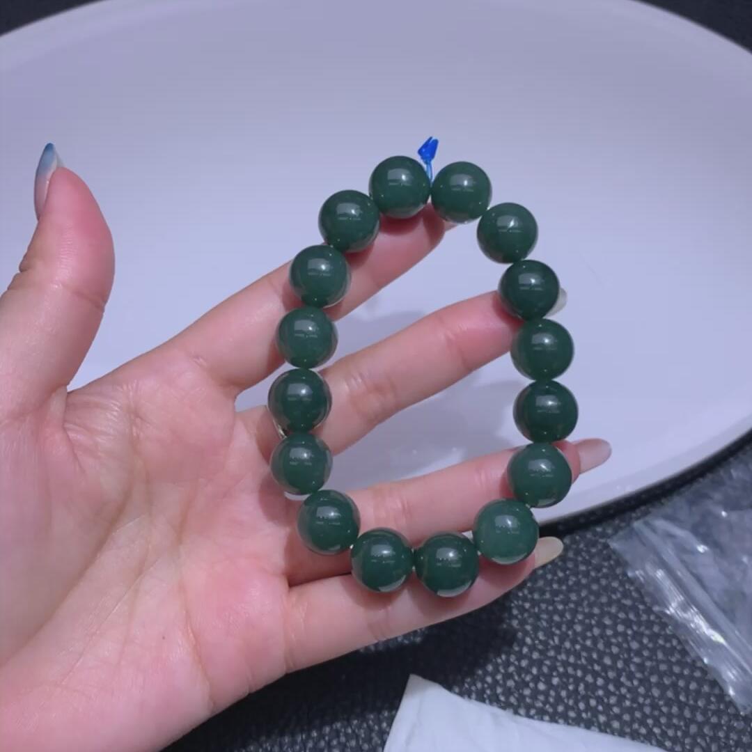 163哈轩 翡翠 未镶嵌 珠串