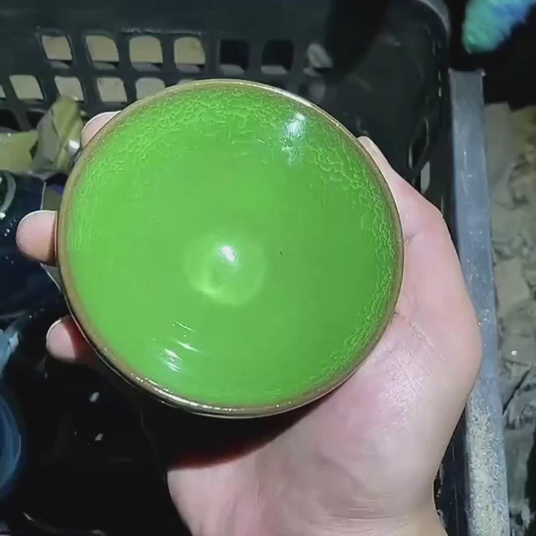 建盏绿冰裂盏=D0051